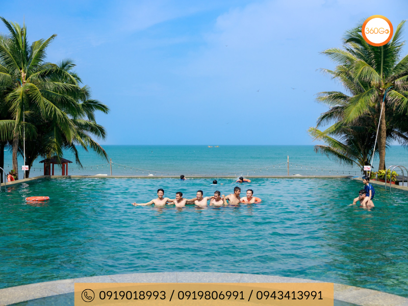 Hồ bơi vô cực tại Sonata Resort - Du lịch 360Go